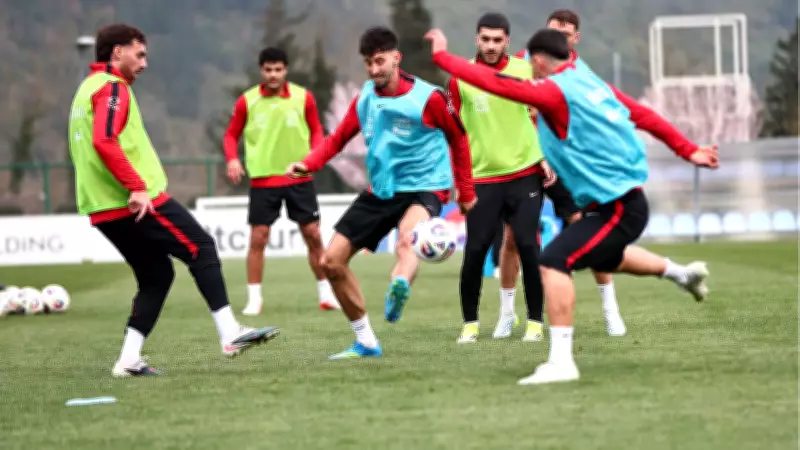 A Milli Takım, Kosova Maçı Hazırlıklarını Yoğun Şekilde Sürdürüyor