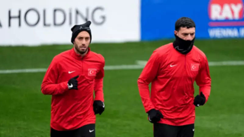 A Milli Takım'da Hakan Çalhanoğlu ve Merih Demiral Takımdan Ayrı Çalıştı