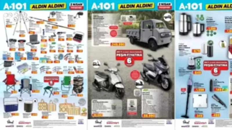 A101 2 Nisan Aktüel Kataloğu Yayınlandı: Hurçlar, Kamp Sandalyesi ve Boy Aynası Öne Çıkıyor