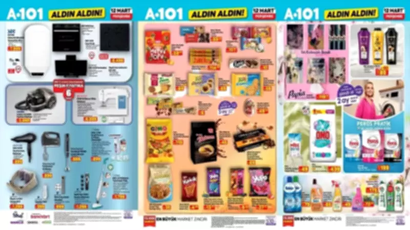 A101'de 12 Mart Fırsatları Başladı: Dikiş Makinesi ve Temizlik Ürünlerinde Büyük İndirimler