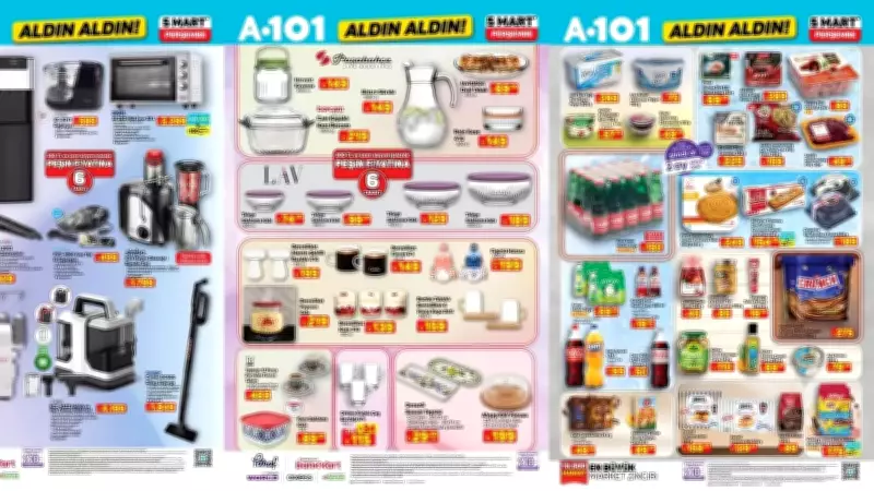 A101'den 5 Mart Aktüel Ürün Fırsatları: Halı ve Koltuk Yıkama Makinesi Geliyor