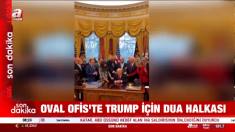 ABD Başkanı Trump İçin Oval Ofis'te Dua Ritüeli Gerçekleştirildi