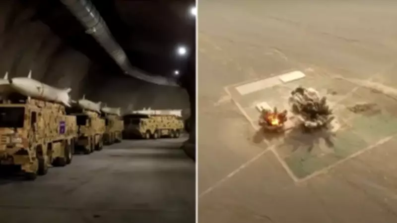 ABD ve İsrail, İran'ın Yeraltı Füze Şehirlerini Hedef Aldı: Rampalar İmha Edildi