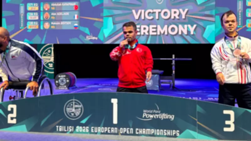 Abdullah Kayapınar Avrupa Para Halter Şampiyonu Oldu!