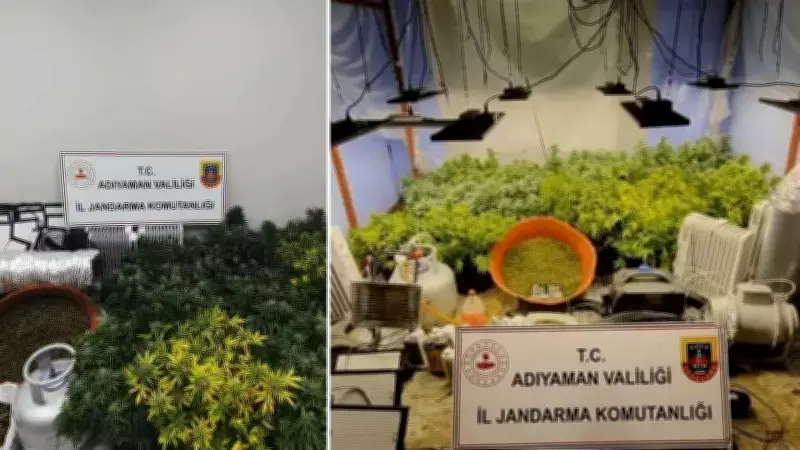 Adıyaman'da Uyuşturucu Operasyonu: 1,5 Kilo Skunk ve 19 Kök Bitki Ele Geçirildi