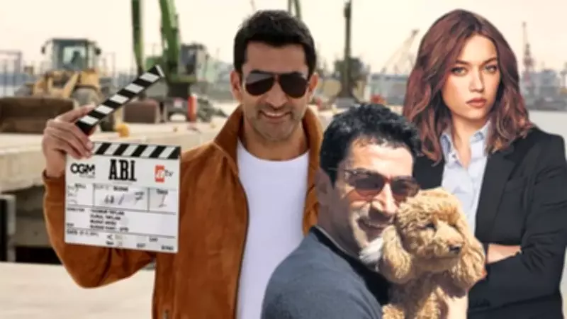 Afra Saraçoğlu'nun Köpeği Nagi, A.B.İ. Setinde Neşe Kaynağı Oldu