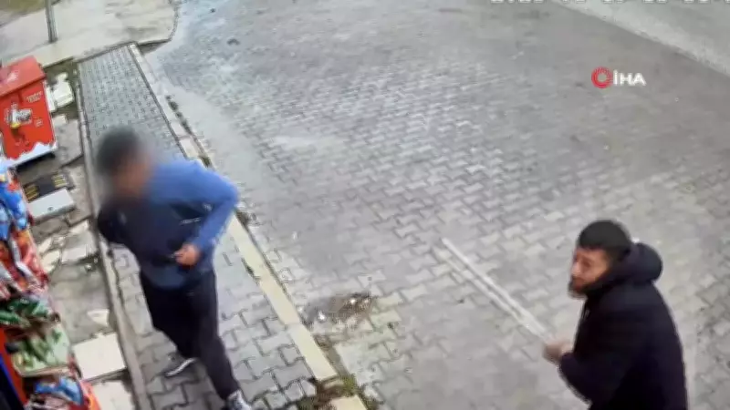 Afyonkarahisar'da Tekel Bayisinde Varil ve Masa Fırlatılan Kavga Kamerada