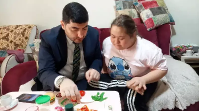 AK Parti Etimesgut Başkanı Down Sendromlu Bireyleri Ziyaret Etti