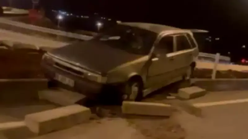 Aksaray'da Ehliyetsiz Sürücü Muayenesiz Araçla Kazaya Karıştı, 80 Bin Lira Ceza Kesildi