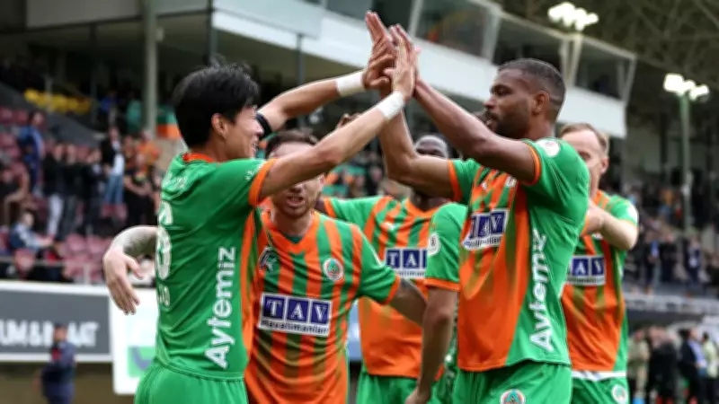Alanyaspor, Kocaelispor'u 5-0 ile Geçerek Süper Lig'de Farklı Galibiyet Aldı