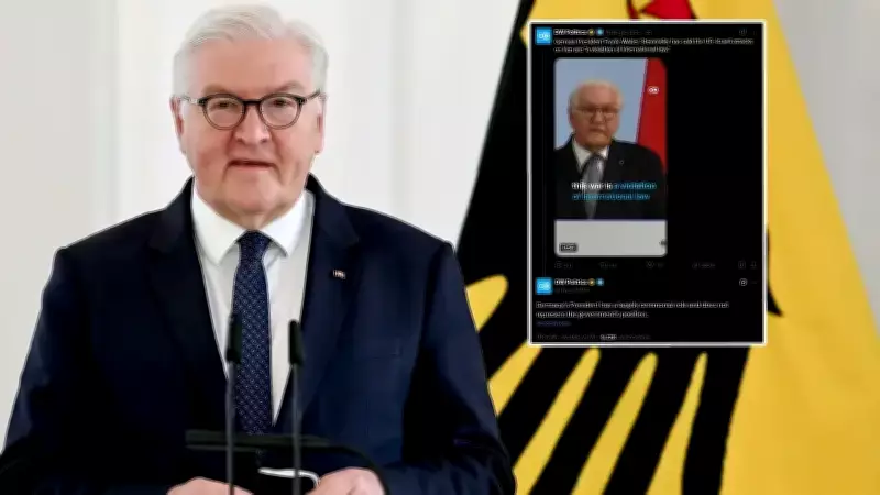 Almanya'da İsrail Politikası Üzerine Yeni Skandal: DW, Cumhurbaşkanı'nı 'Sembolik' İlan Etti