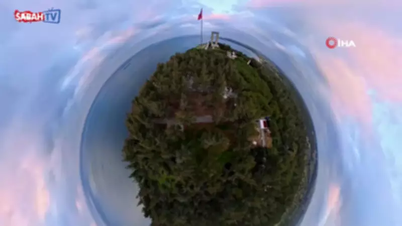 Çanakkale'de Şehitler Abidesi 360 Derece Kamera ve Drone ile Görüntülendi
