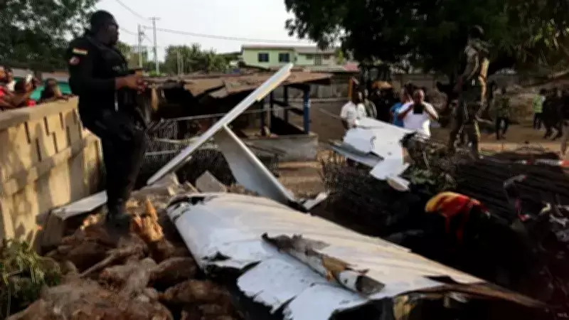 Anaokulu Bahçesine Uçak Düştü: Can Kayıpları Var