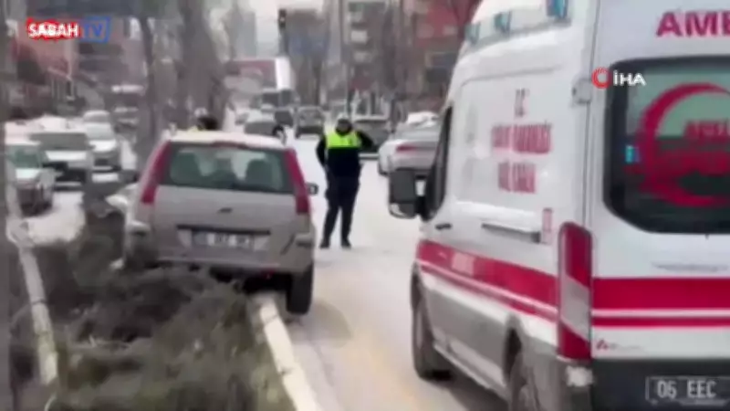 Ankara Sincan'da Feci Trafik Kazası: Otomobil Yayalara Çarptı, 1'i Ağır 2 Yaralı