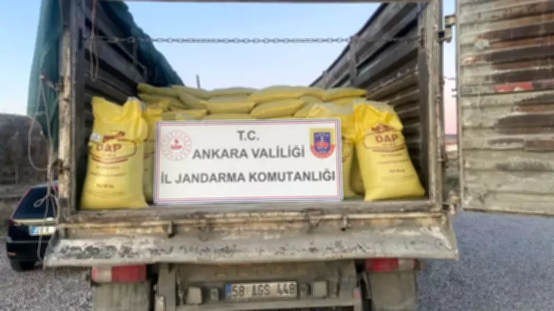 Ankara'da Büyük Sahte Gübre Operasyonu: 30 Ton Ele Geçirildi