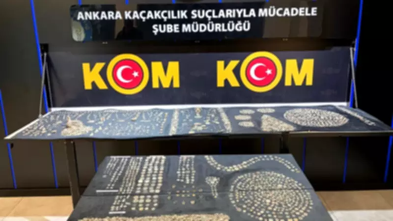 Ankara'da Hobi Bahçesinde Gömülü 6 Bin 382 Tarihi Eser Yakalandı
