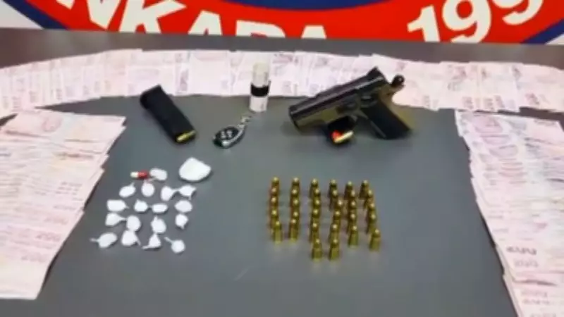 Ankara'da Otomobildeki Gizli Bölmeden Silah ve Uyuşturucu Çıktı: 1 Gözaltı