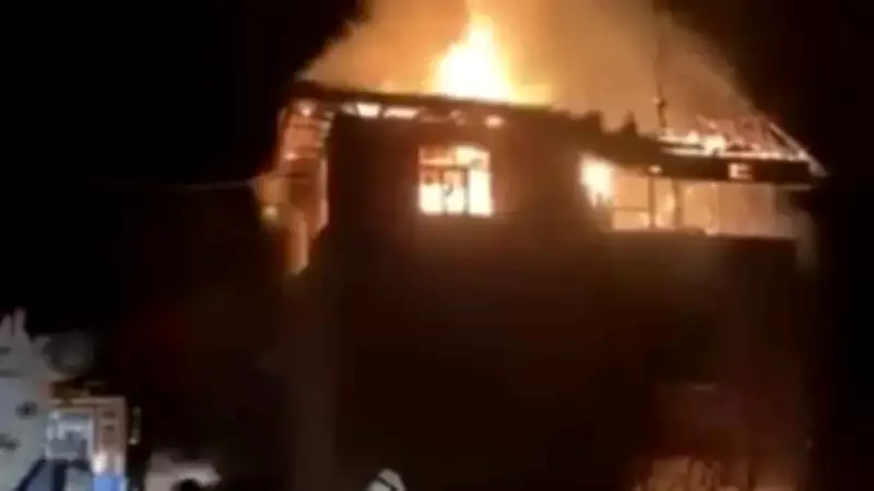 Çankırı Eldivan'da Çıkan Yangın Evin Kullanılamaz Hale Gelmesine Neden Oldu