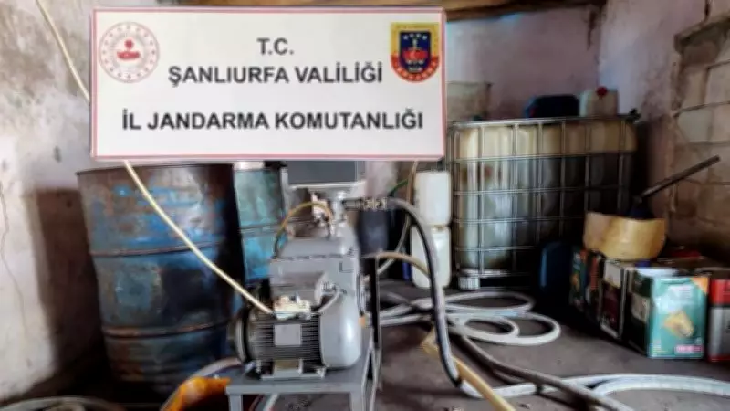 Şanlıurfa'da Büyük Kaçak Akaryakıt Operasyonu: 1 Ton 347 Litre Ele Geçirildi