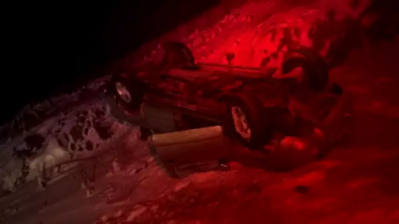 Şanlıurfa'da Otomobil Şarampole Devrildi: 2 Kişi Yaralandı