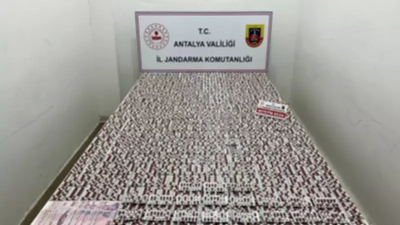 Antalya'da Büyük Uyuşturucu Operasyonu: 15 Bin 560 Hap Ele Geçirildi