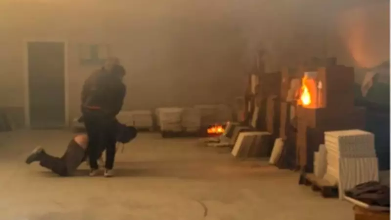 Antalya'da Maaşını Alamayan Bekçi İş Yerini Ateşe Verdi