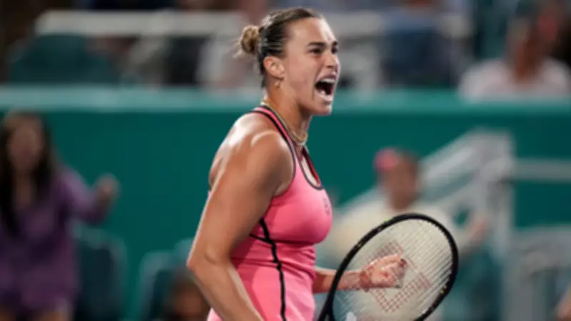 Aryna Sabalenka Miami Açık'ta Üst Üste İkinci Kez Şampiyon Oldu!
