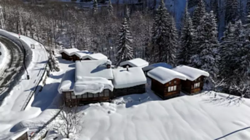 Ayder Yaylası Karla Kaplandı: Drone Görüntüleri Büyüledi