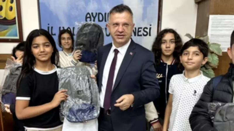 Aydın İl Halk Kütüphanesi'nden Öğrencilere Anlamlı Çanta Hediyesi