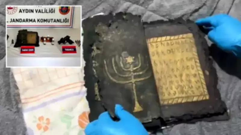 Aydın'da Tarihi Eser Kaçakçılığı Operasyonu: Altın İşlemli Dua Kitabı Ele Geçirildi