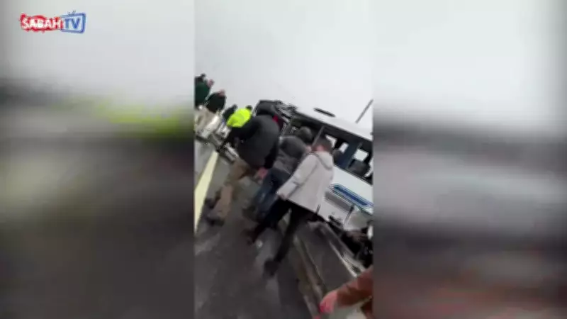 Başakşehir'de Polis Servis Kazasında Mucize: Kalp Krizi Geçiren Memur Hayata Döndürüldü