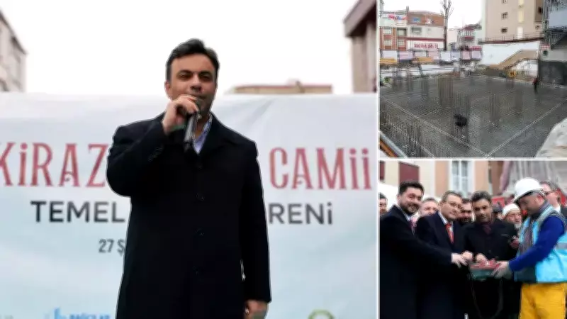 Bağcılar'da Kentsel Dönüşümle 45 Cami Yenilenecek: Kuba Camii'nin Temeli Atıldı