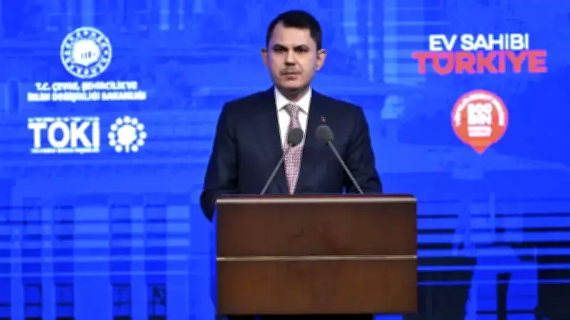 Bakan Kurum: 455 Bin Konut Tamamlandı, 500 Bin Yeni Konut İçin Çalışıyoruz