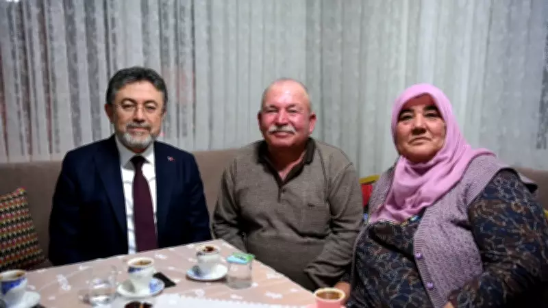 Bakan Yumaklı Çiftçi Sofrasında: 'Bereket ve Umudumuz Bir'