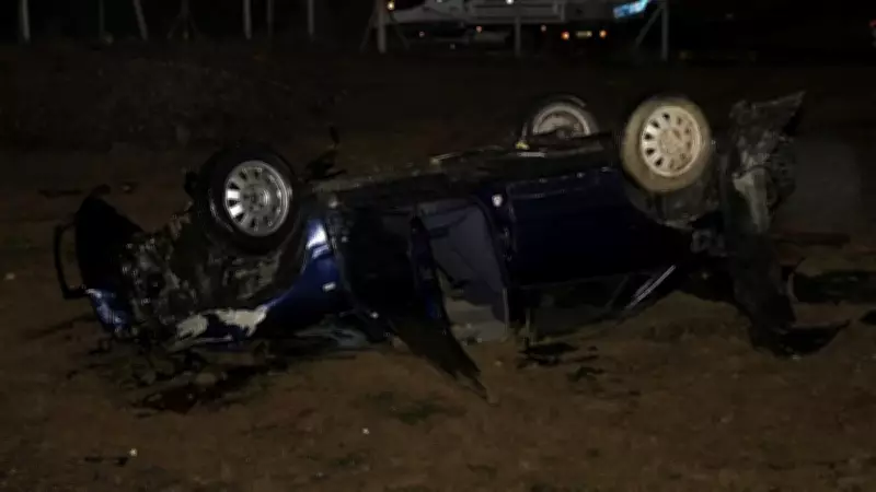 Başkentte Trajik Kaza: Kontrolden Çıkan Otomobil Takla Attı, 1 Kişi Hayatını Kaybetti