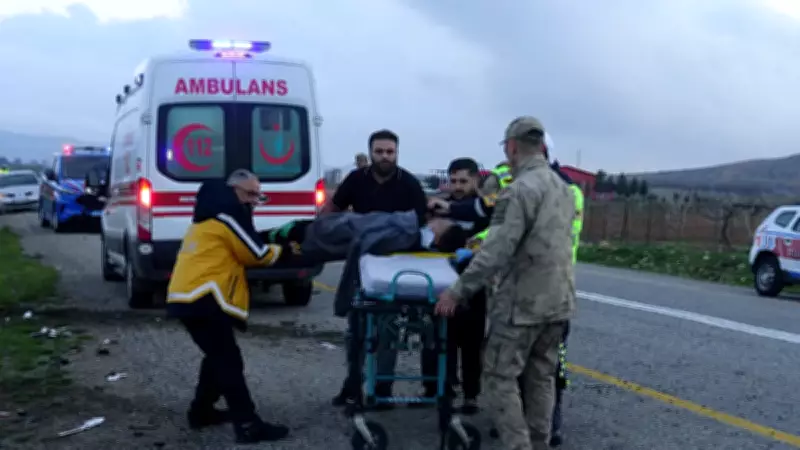 Batman'da Trafik Kazası: Kontrolden Çıkan Otomobil Yol Kenarına Yuvarlandı, 5 Kişi Yaralandı