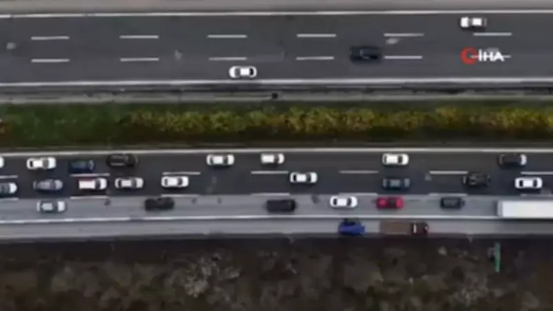 Bayram Dönüşünde Anadolu Otoyolu'nda Trafik Felç Oldu: Kazalar Yoğunluğu Artırıyor