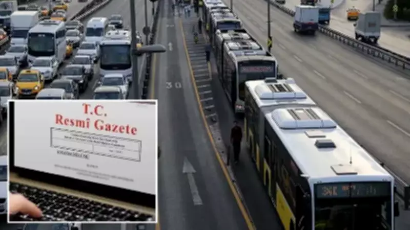 Bayramda Toplu Taşıma Ücretsiz: Resmi Gazete'de Yayımlandı