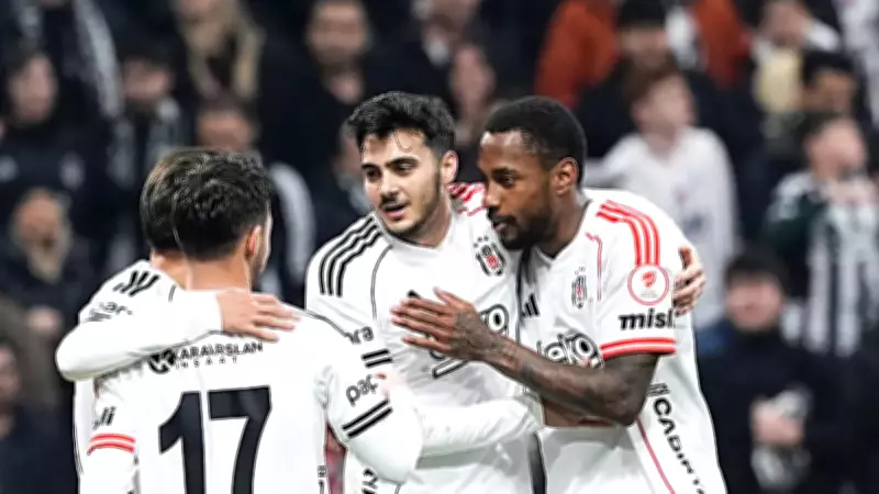 Beşiktaş'ın Yenilmezlik Serisi 17 Maça Ulaştı: Rizespor'u 4-1 Yendi