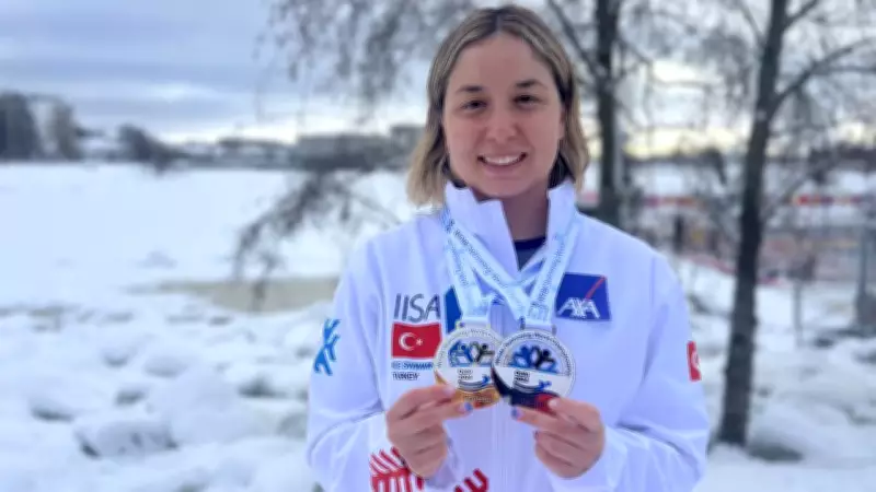 Bengisu Avcı Finlandiya'da Dünya Rekoru Kırdı, Türkiye Buz Yüzmede Tarih Yazdı