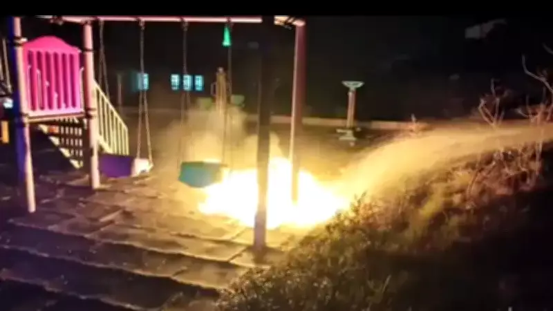 Bilecik'te İftar Sonrası Parkta Çocukların Yaktığı Ateş Büyük Yangına Dönüştü