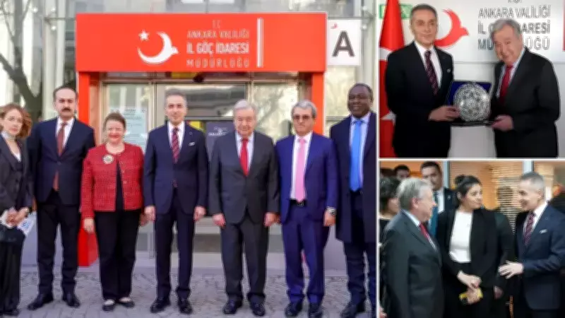 BM Genel Sekreteri Guterres, Türkiye Ziyaretine Göç İdaresi'nden Başladı