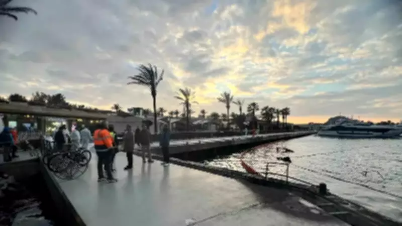 Bodrum'da Yalıkavak Marina Yangını Sonrası Temizlik Çalışmaları Başladı