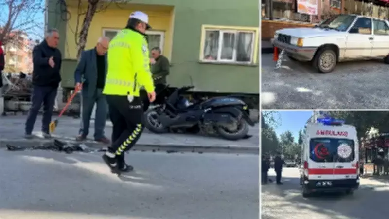 Burdur'da Motosikletli Kaçarken Ters Yöne Girdi, Kaza Yaptı ve 400 Bin Lira Ceza Aldı