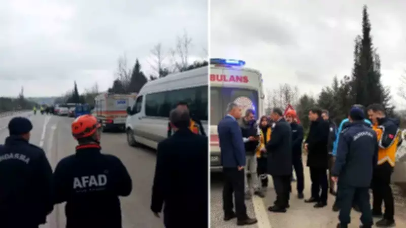 Bursa-Yalova Yolunda Midibüs Devrildi: 1 Ölü, 20 Yaralı