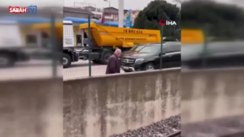 Bursa'da Yaşlı Adam Yoğun Trafikte Yolunu Kaybederek Tehlike Yarattı