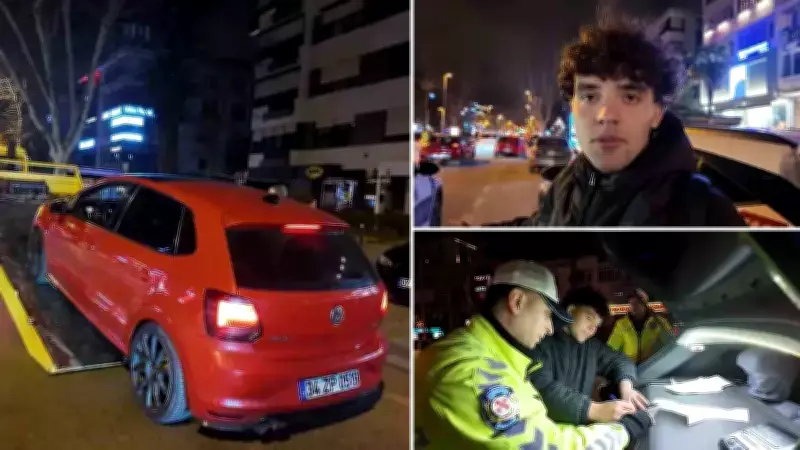 Caddebostan'da Egzozu Mevzuata Aykırı Araç Trafikten Men Edildi