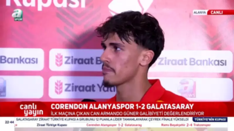 Can Armando Güner İlk Maçını Değerlendirdi: 'Hayallerim Gerçek Oldu'
