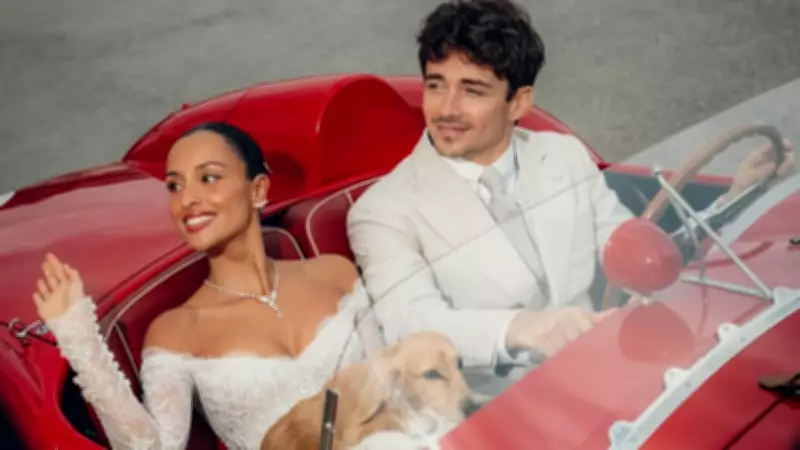 Charles Leclerc ve Alexandra Saint Mleux Monaco'da Evlendi
