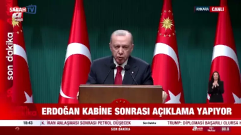 Cumhurbaşkanı Erdoğan Kabine Toplantısı Sonrası Önemli Açıklamalar Yaptı